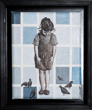 Girl and Birds 4