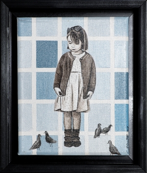 Girl and Birds 1