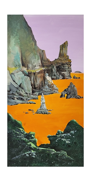 동도에서본 엄지바위