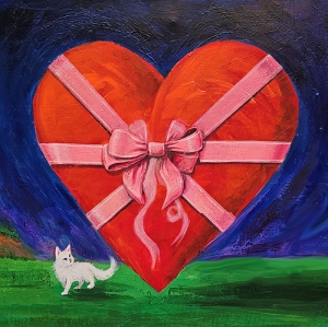 Heart Beat gift(orange)